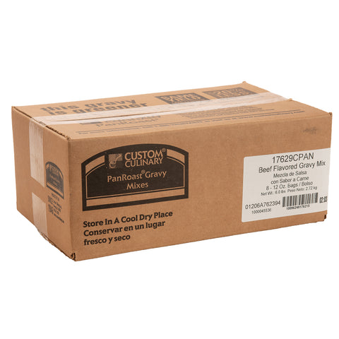 Custom Culinary PanRoast Beef Flavored Gravy Mix, 12 Ounce -- 8 per case.