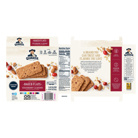 Breakfast Flats BREAKFAST FLATS CRANBERRY ALMOND