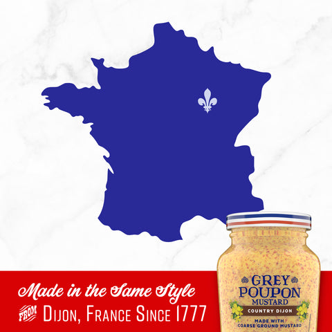 Grey Poupon Country Mustard, 8 Ounce -- 12 Case
