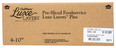 Chef Pierre PIE BLUEBERRY W/ LEMON LUXE LAYERS