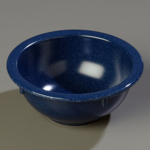 Carlisle BOWL NAPPIE RIMMED DALLAS WARE® MELAMINE CAFÉ BLUE 14 OZ