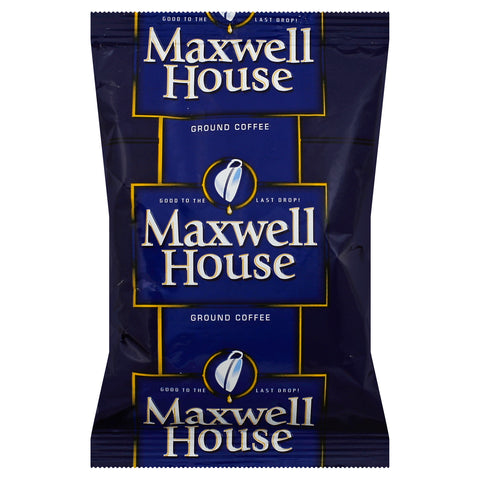 Maxwell House Ground Coffee - 2.5 oz. fractional pack, 152 packs per case