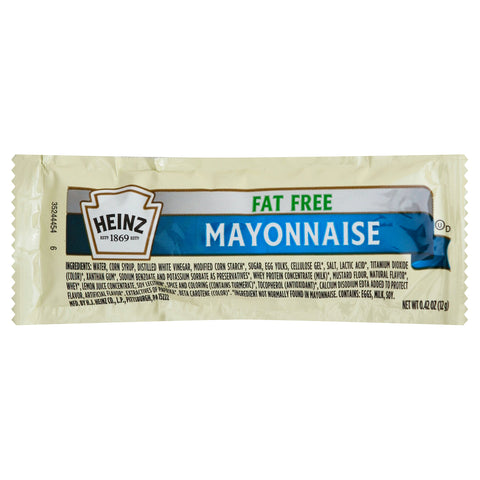 Heinz® MAYONNAISE FAT FREE SINGLE SERVE PACKET 543300/78000756
