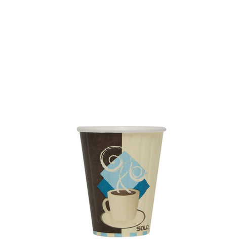 Solo Tuscan Café CUP PAPER HOT INSULATED DUO SHIELD® 8 OZ