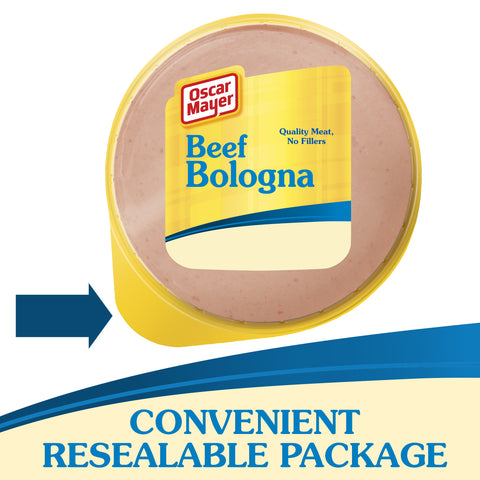 Bologna Beef Rigid Sliced