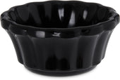Carlisle RAMEKIN MELAMINE SCALLOP BLACK 3 OZ