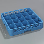 Carlisle RACK CUP TILTED OPTICLEAN™ 20-COMPARTMENT CARLISLE BLUE