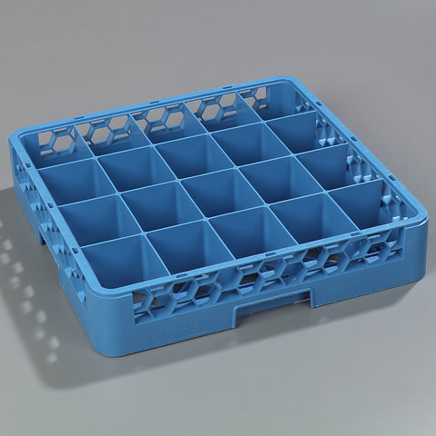 Carlisle RACK CUP TILTED OPTICLEAN™ 20-COMPARTMENT CARLISLE BLUE