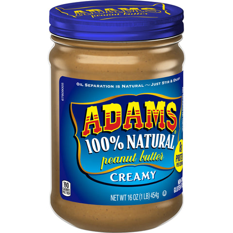 Adams PEANUT BUTTER CREAMY NATURAL