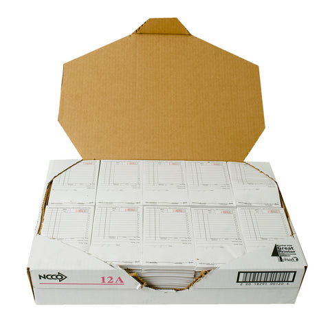 Sales Book - Duplicate Interleaving Carbon, White, 11 Line, 3.50 X 5.63 Inch, 50 Sets Per Book -- 5000 Per Case.