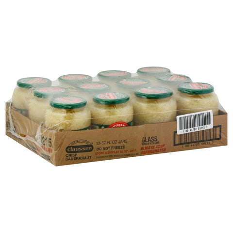 Claussen Premium Crisp Sauerkraut, 32 Fluid Ounce -- 12 per case