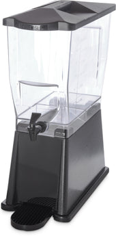 Carlisle DISPENSER BEVERAGE TRIMLINE™ ECONOMY SINGLE BASE BLACK 3 GAL
