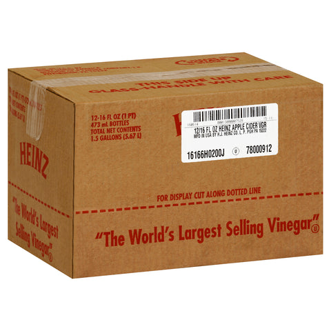 Heinz Apple Cider Vinegar, 16 Fluid Ounce -- 12 per case