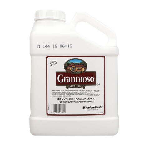 Grandioso Liquid Garlic Sauce, 8.5 Pound Jug -- 4 per case.