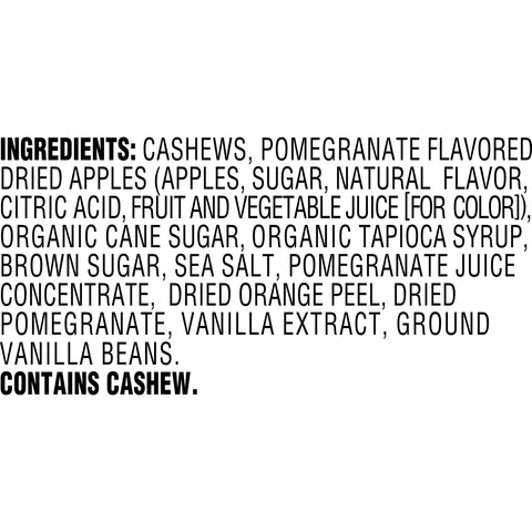 Sahale Snacks Naturally Pomegranate Vanilla Flavored Cashews Glazed Mix, 4 Ounce -- 6 per case.