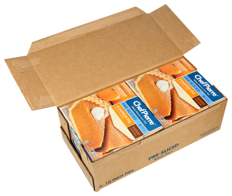 Chef Pierre Pre Sliced Pre Baked Pumpkin Pie -- 6 per case.