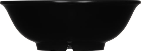 Carlisle BOWL SERVING FOOTED MELAMINE BLACK 24 OZ