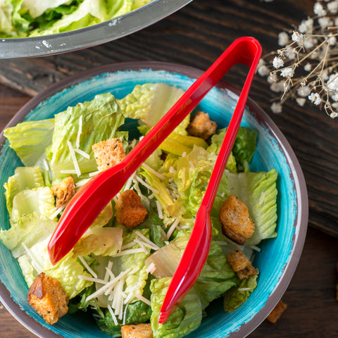 Carlisle TONG SALAD PLASTIC RED 6