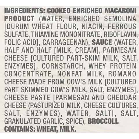 Smart Ones FETTUCCINI ALFREDO W/ BROCCOLI FZ