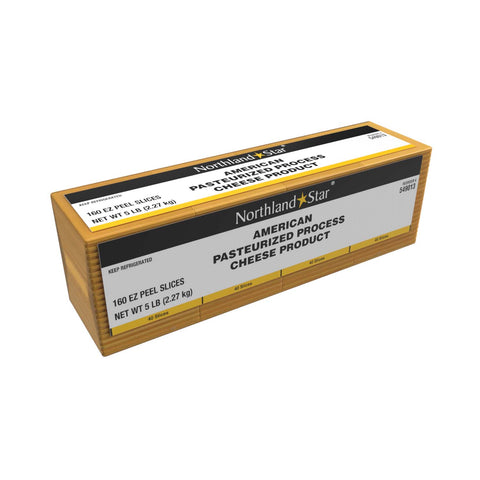 Northland Star CHEESE AMERICAN YELLOW SLICED 160 CT