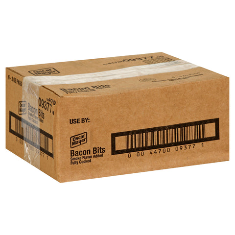 Oscar Meyar Bacon Bits, 3 Ounce Pouch -- 6 per case.