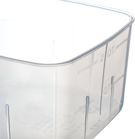 StorPlus™ CONTAINER PLASTIC SEE THRU SQUARE TRANSLUCENT 2 QT