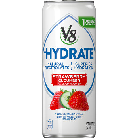 V8® DRINK STRAWBERRY CUCUMBER SUPERIOR HYDRATION CAN