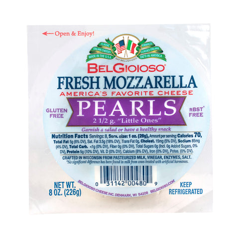 Belgioioso CHEESE MOZZARELLA PEARL BALL PK THERMOFORM