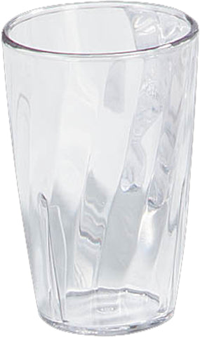 Carlisle TUMBLER POLYCARBONATE SWIRL CLEAR 5 OZ