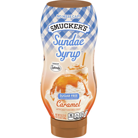 Topping Caramel Sauce Liquid Sugar-free Shelf Stable Tff
