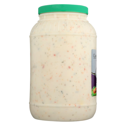 Ventura Foods Classic Gourmet Select Creamy Garlic Italian Salad Dressing, 4 Gallon.