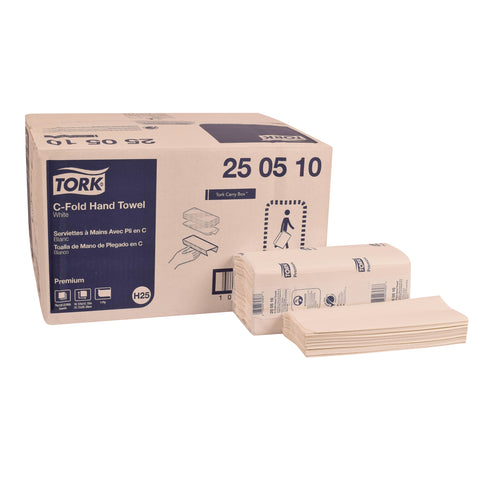 Tork Premium TOWEL C-FOLD PREMIUM WHITE 1-PLY 12.8X10.1