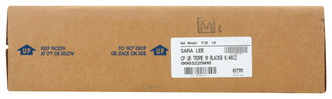 Sara Lee Chef Pierre Traditional Unbaked Blackberry Fruit Pie, 10 inch -- 6 per case.