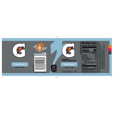 Gatorade DRINK FRUIT PUNCH ALL STARS PLASTIC BOTTLE