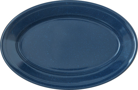 Dallas Ware® PLATTER OVAL MELAMINE CAFE BLUE 9.25X6.25