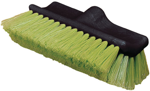 Carlisle BRUSH WASH FLO-THRU DUAL SURFACE W/ NYLEX BRISTLES GREEN 10