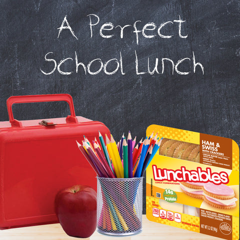Kraft Oscar Mayer Lunchable Ham and Swiss Cheese, 4.5 Ounce -- 16 per case.