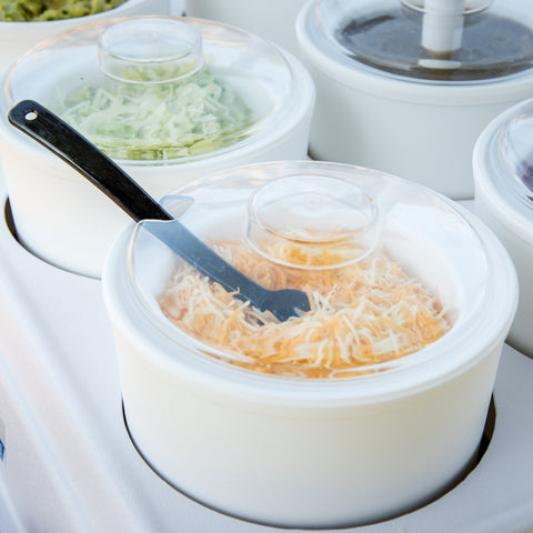 Carlisle LID COLDMASTER® COLD CROCK SLOTTED LID CLEAR