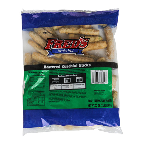 Fred's For Starters® APPETIZER ZUCCHINI STICK BATTERED