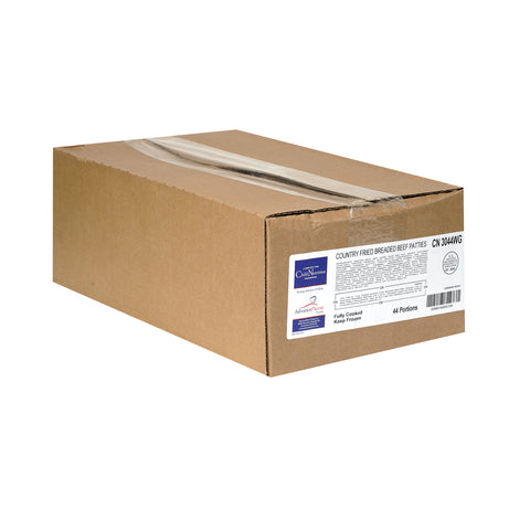 Beef Pattie Breaded Whole Grain Fc Cn 3.83 Oz 3044wg