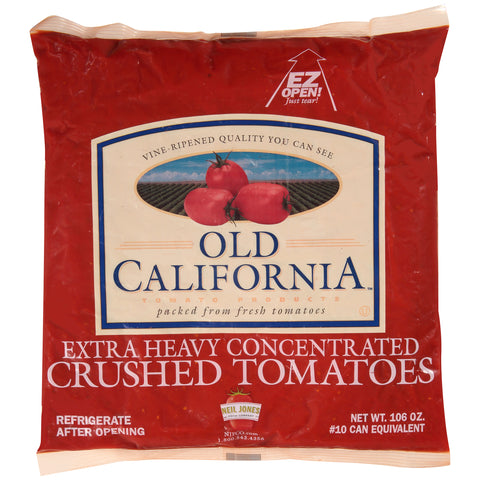 Old California ® Extra Heavy Concentrated Crushed Tomatoes, 13%, 106 oz.