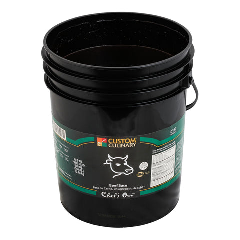 Custom Culinary® Select Beef Base, No MSG Added 50 lb. Pail