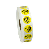R7502r Tuesday Circle Label