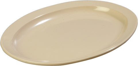 Carlisle PLATTER TRAY OVAL KINGLINE™ MELAMINE TAN 13.5X9.75