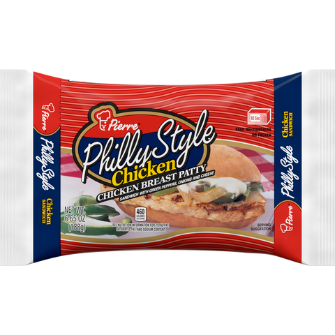 Pierre® SANDWICH PHILLY STYLE CHICKEN IW 6.65 OZ 10000001338