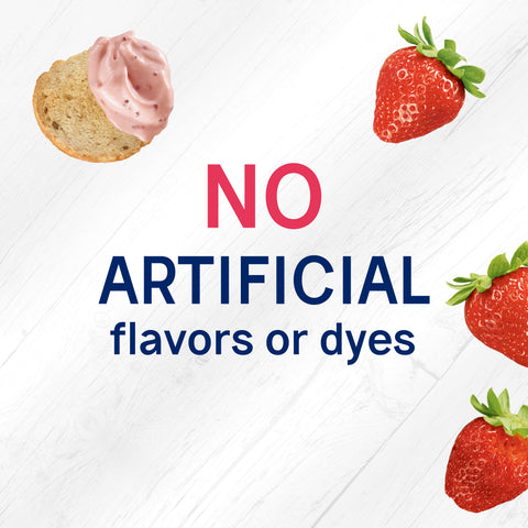 Philadelphia Strawberry Bagel Chips and Cream Cheese Dip, 2.5 Ounce -- 10 per case.