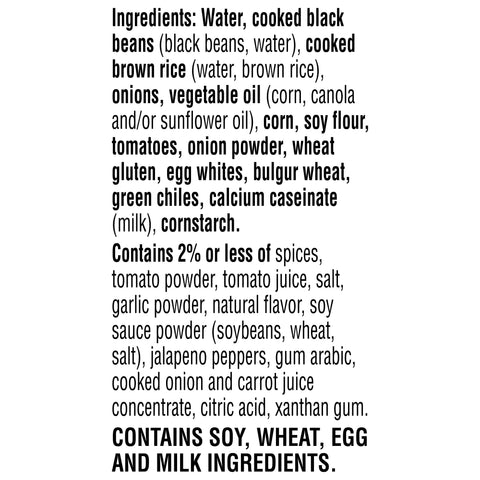 Morningstar Farms Spicy Black Bean Veggie Burgers, 18.9 Ounce -- 5 per case.