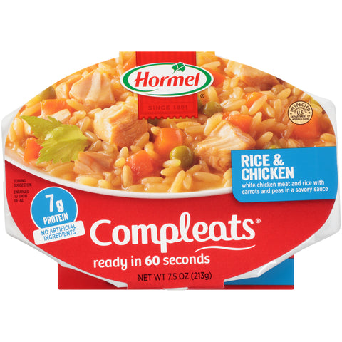 Hormel Compleats Rice and Chicken, 7.5 Ounce -- 7 per case