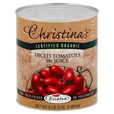 Christina’s™ Certified Organic TOMATO DICED IN JUICE ORGANIC 7848535720/78002621