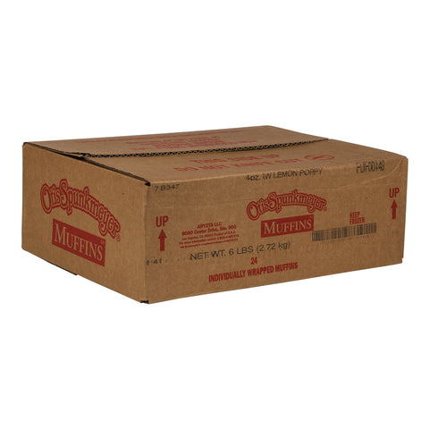 Otis Spunkmeyer Individually Wrapped Lemon Poppy Seed Muffin, 4 Ounce -- 24 per case